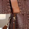 Women's Croc-Embossed Top-Handle Satchel – Structured