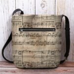 Vintage Floral Music Note Shoulder Bag for Women – Artistic - Image 7