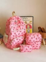 Teen Girls 3-Piece School Backpack Set – Lightweight Canvas - Image 18