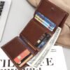 Men's Premium Leather Wallet – RFID Blocking, Multiple