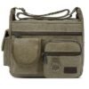 Men's Multi-Pocket Canvas Crossbody Messenger Bag –