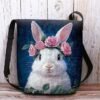 Women's Easter Bunny Shoulder Bag Crossbody Bag - Vintage