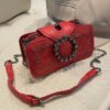 Women's Large Capacity Faux Leather Crossbody Bag with