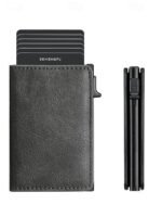 Men's RFID Blocking Carbon Fiber Pattern Wallet, Faux - Image 14