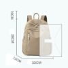 Women's Lightweight Nylon Backpack – Water-Resistant