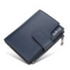 Women's Purple Faux Leather Bifold Wallet – Stylish