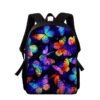Purple Butterfly Glow Backpack for Girls – Fantasy Style Large