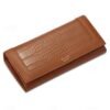 Women's Crocodile Pattern Faux Leather Long Wallet with