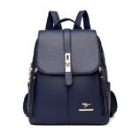 Elegant PU Leather Backpack for School and Travel - Stylish and - Image 9
