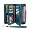 Men's Large Capacity RFID Blocking Cowhide Leather Wallet