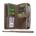 Men's Large Capacity RFID Blocking Cowhide Leather Wallet - Image 29