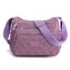 Women's Multi-Pocket Nylon Crossbody Bag – Lightweight