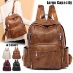 Women's Large Capacity Oxford Backpack - Stylish Anti-Theft