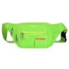 Black Waterproof Waist Bag – Multi-Pocket Fanny Pack for