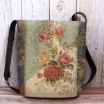 Women's Velvety Polyester Shoulder Bag, Featuring Life Tree