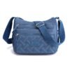 Women's Multi-Pocket Nylon Crossbody Bag – Lightweight